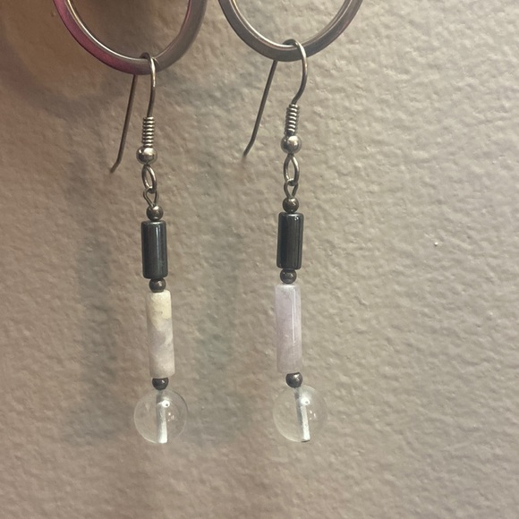 Hand made drop earrings - Picture 1 of 3